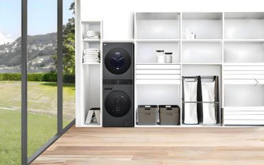  LG WashTower™ 13/10 kg avec Centre Control™ – Couleur Acier Noir