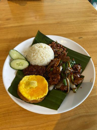 Nasi Lemak Kung Pao (Choose your Meat)
