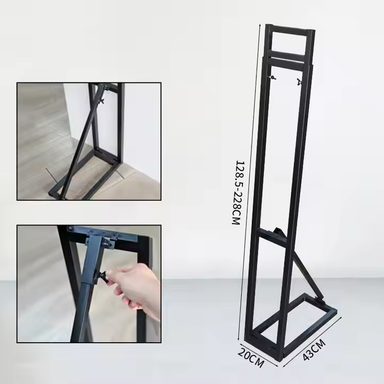 Height Adjustable Portable Foldable KT Board Poster Stand