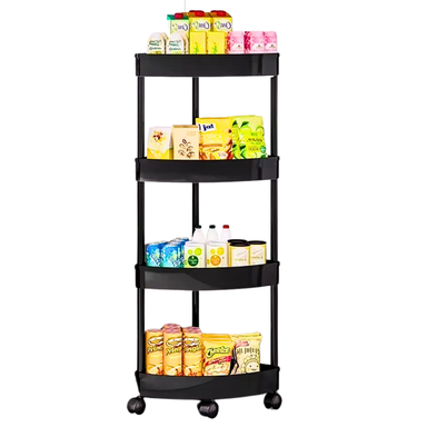 4 TIER BATHROOM CORNER SHELF