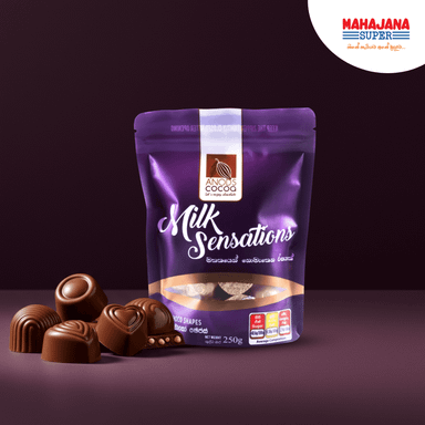 Anods Cocoa Milk Sensations Milk Choco Shapes 250g