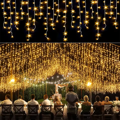 4M LED Icicle String Lights