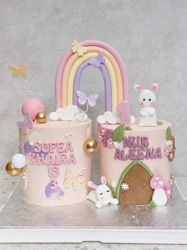 Double Bunny cake