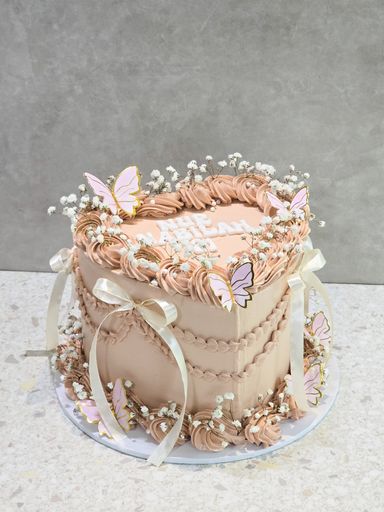 Vintage Heart cake 