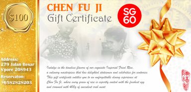 SG60 Gift Certificate (Max 1 Voucher per member) add postage $2)