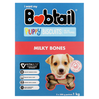 Bobtail Biscuits Milky Bones 1kg