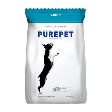 Purepet Adult Dog Dry Food Chicken and Vegetable 10kg