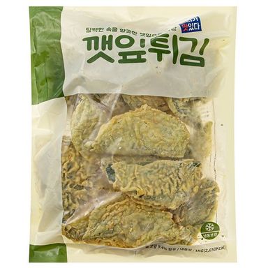 깻잎튀김 Deep-Fried Perilla Leaves 1kg
