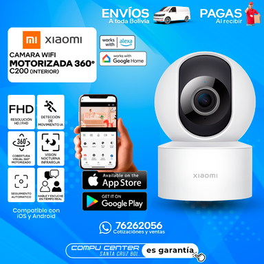 XIAOMI C200 / FHD-HD RESOLUCION / MOTORIZADA 360 / WIFI / INTERIOR