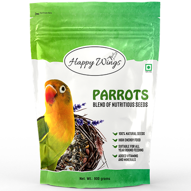 Happy Wings Premium Bird Food for Parrot 20 KG