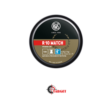 R10 Match Pellet - PISTOL-500Pcs (RWS) Made in GERMANY  / Air Rifle / Air Rifle Pellets / Shooting