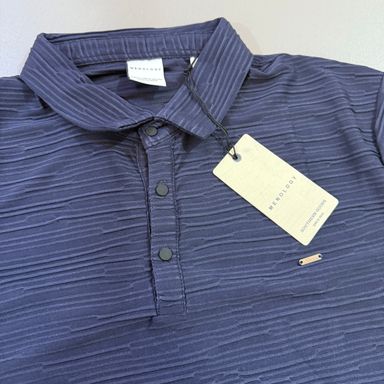 MENOLOGY POLO - BLUE BLACK
