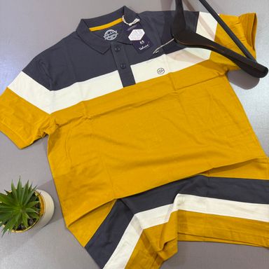 VOLUME-9 STRIPPED POLO- 02