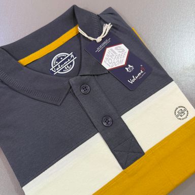 VOLUME-9 STRIPPED POLO- 02