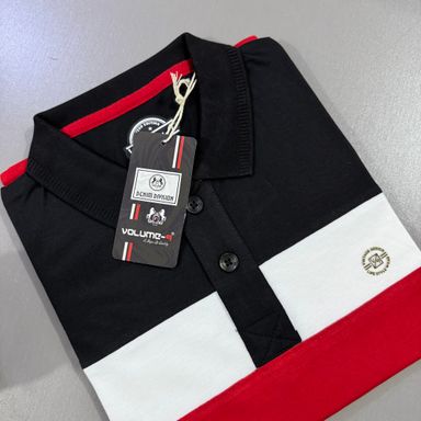 VOLUME-9 STRIPPED POLO- 06