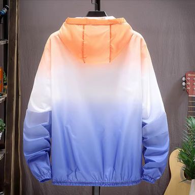 Unisex Tie Dyed Streetwear Hoodie Plus Size Sports Men's Gym Running Long Sleeve Hooded Hoodies & Sweatshirts With Zipper