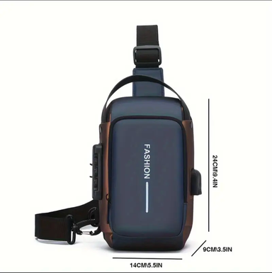 Anti-Theft Crossbody Bag for Women & Men 