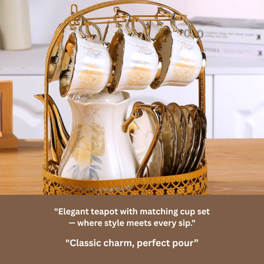 CERAMIC TEAPOT SET (TEKO TEH SERAMIK)