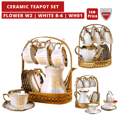 CERAMIC TEAPOT SET (TEKO TEH SERAMIK)