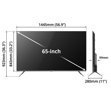 SKYWORTH UHD 4K smart wifi Google TV 65inch