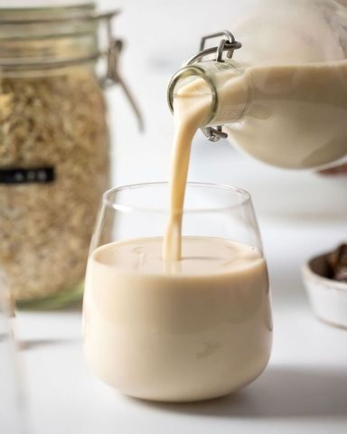 The au lait aux haricots rouge