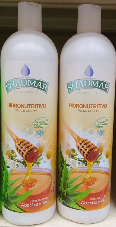 Shaumar Gel Hidronut. Aloe Vera Miel 1lt