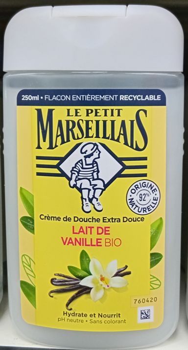 Le Petit Mars. Douche Cr. Vanil. Bio 250ml