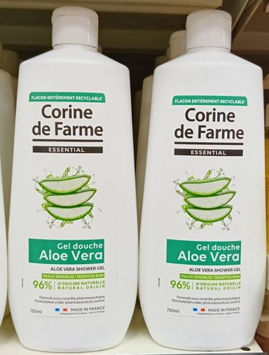Corine De Farme Ess.Gel Douche Aloe Verra 750ml