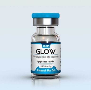 Glow 70mg (TB500 10mg + BPC-157 10mg + GHK-Cu 50mg)