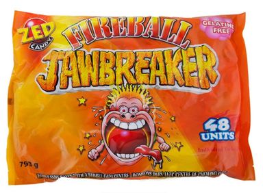 Jawbreaker Candy Balls Fireball (48's)