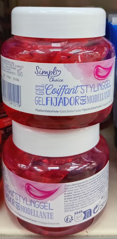 Simple Coiff. Gel Ext. Fort 250ml