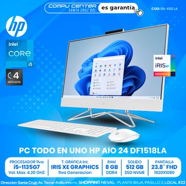 HP ALL IN ONE 24 DF1518LA i5 11Va Generación