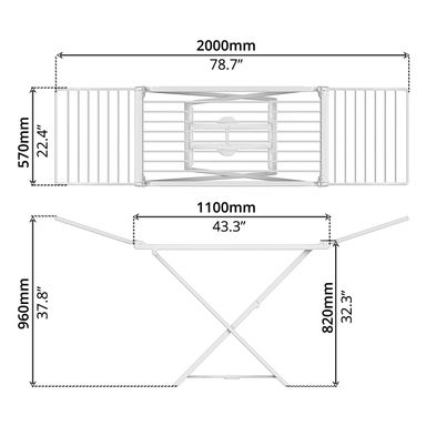 PROGARDEN Clothes Drying Rack 