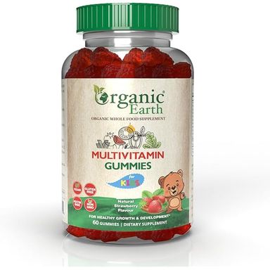 Organic Earth Multivitamin Adult Gummies 60'S
