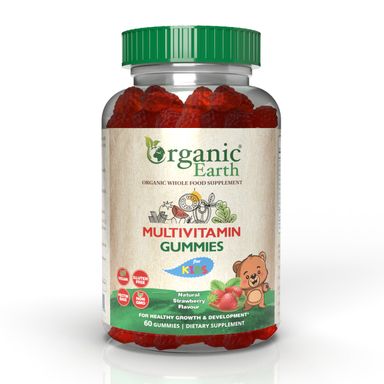 Organic Earth Multivitamin & Mineral Kids Gummies 60'S