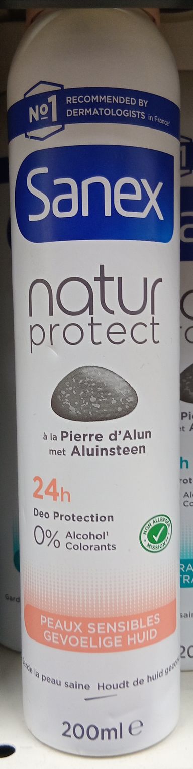 Sanex Deo 0% Peau Sensibles Gevoelige Huid 200ml