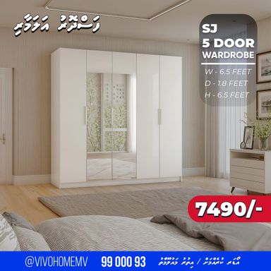 SJ 5 DOOR WARDROBE 