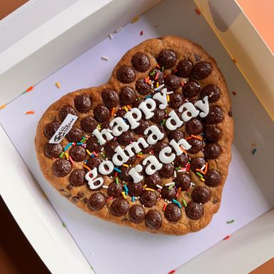 7” Heart Customised Big Cookie