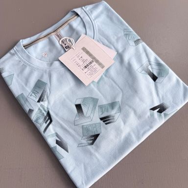 RADIOLOGY T-SHIRTS (PATTERNED) - SKY BLUE