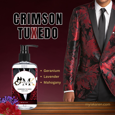 Crimson Tuxedo Hand Soap