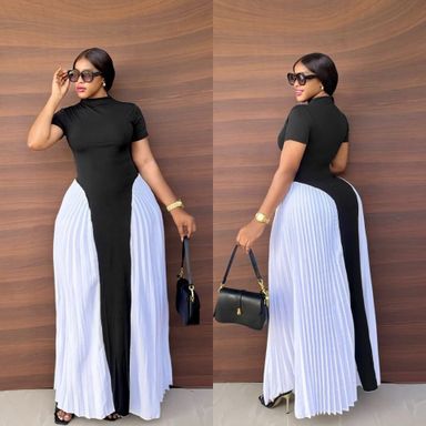 Contrast chic maxi 