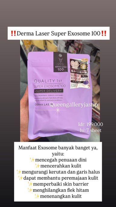 Derma laser super exosome