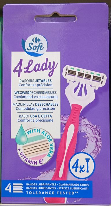Crf Soft Rasoir Jetab. Fem. 4 Lame 
