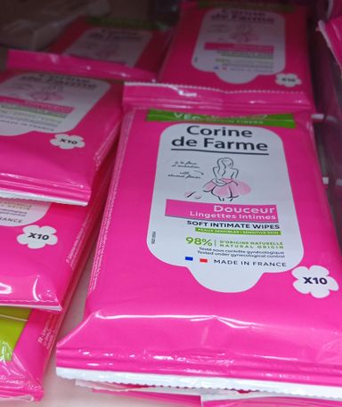 Corine De Farme Lingettes Intimes Douceur 10'S