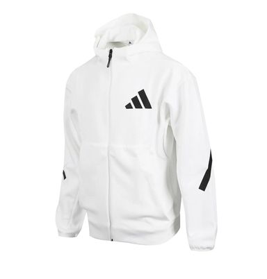 adidas Z.N.E. Full Zip Hooded Men’s Track Jacket (White)