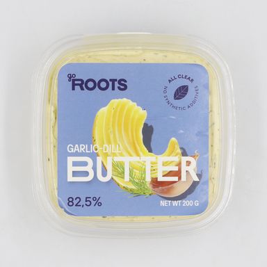 Roots Butter 82.5% Garlic-Dill 200g