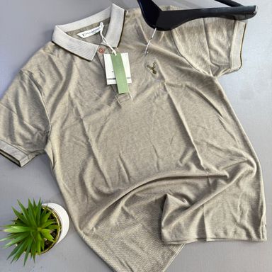 PLUS POINT POLO SHIRT - DARK NUDE