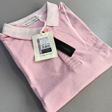 PLUS POINT POLO SHIRT - BABY PINK