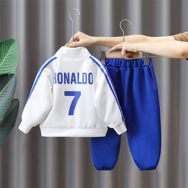 Boys' Suit Spring and Autumn Two-piece Suit Spring Suit Trendy Sportswear