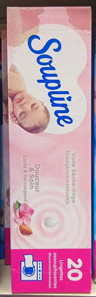 Soupline Lingettes Assoup. Douch/Soin 20'S